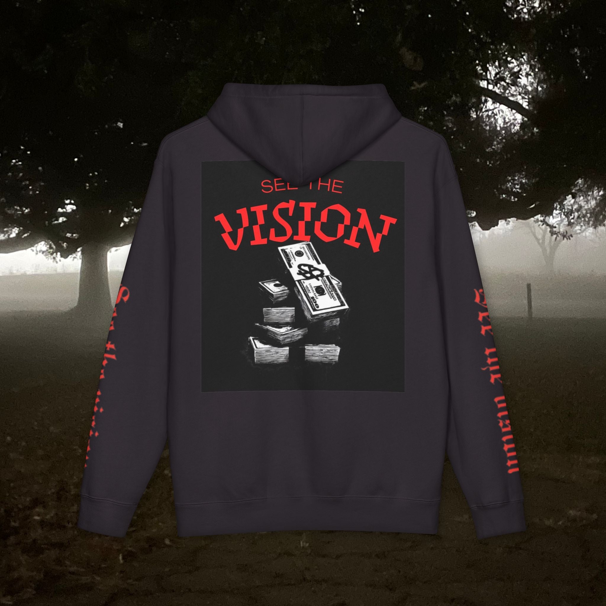See The Vision Hoodie — Gothic Tarot Graphic Pullover