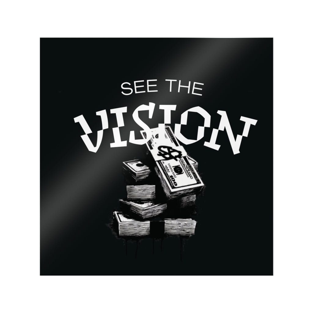 SEE THE VISION (Die-Cut Stickers, (DTF)
