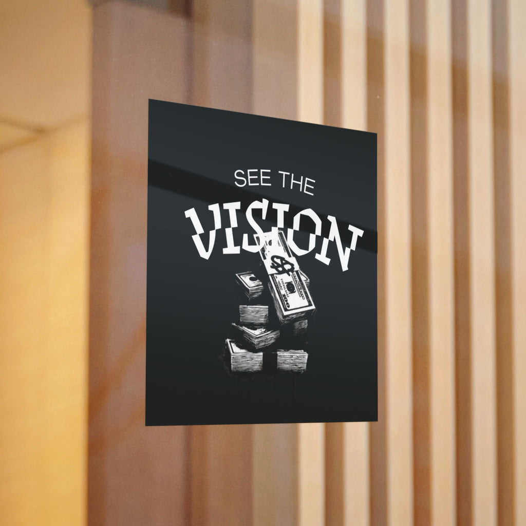 SEE THE VISION (Die-Cut Stickers, (DTF)