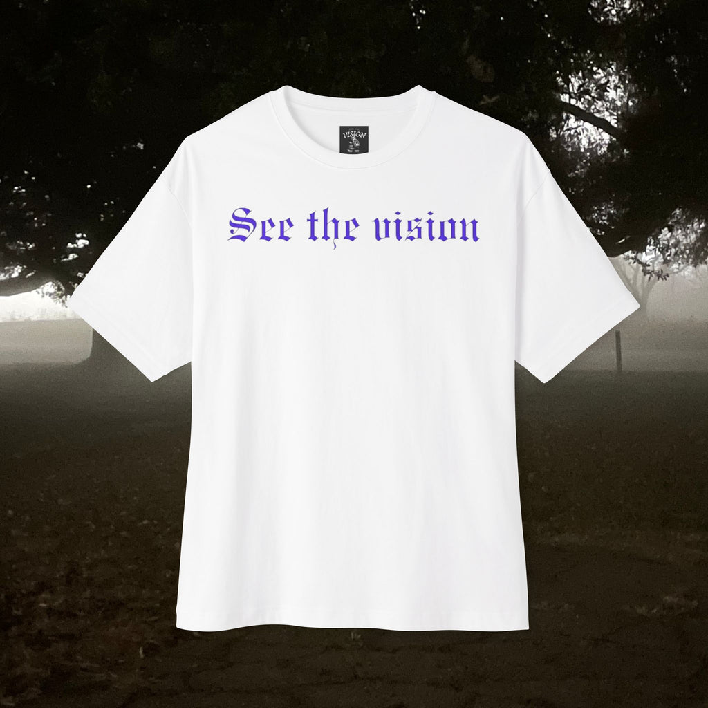 See The Vision Oversized Tee — Gothic Cross Graphic Tee