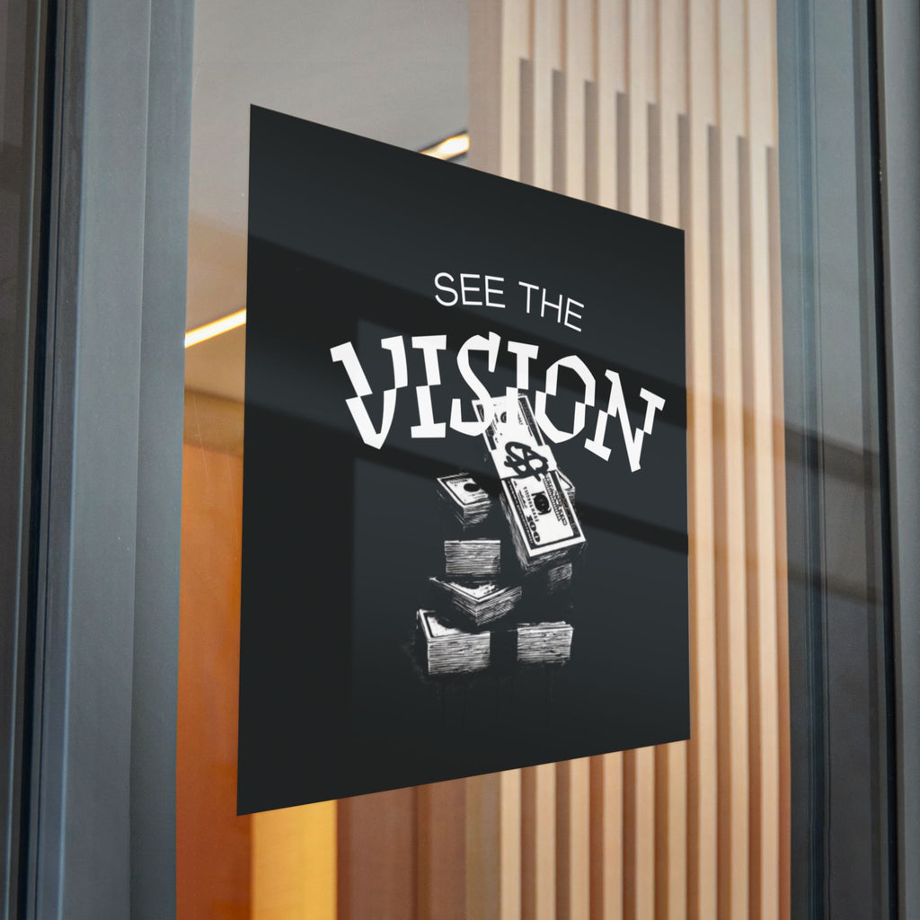 SEE THE VISION (Die-Cut Stickers, (DTF)