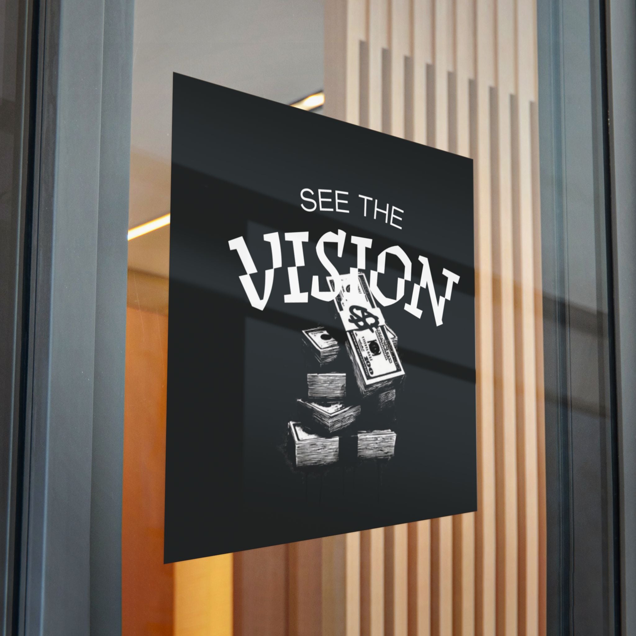 SEE THE VISION (Die-Cut Stickers, (DTF)