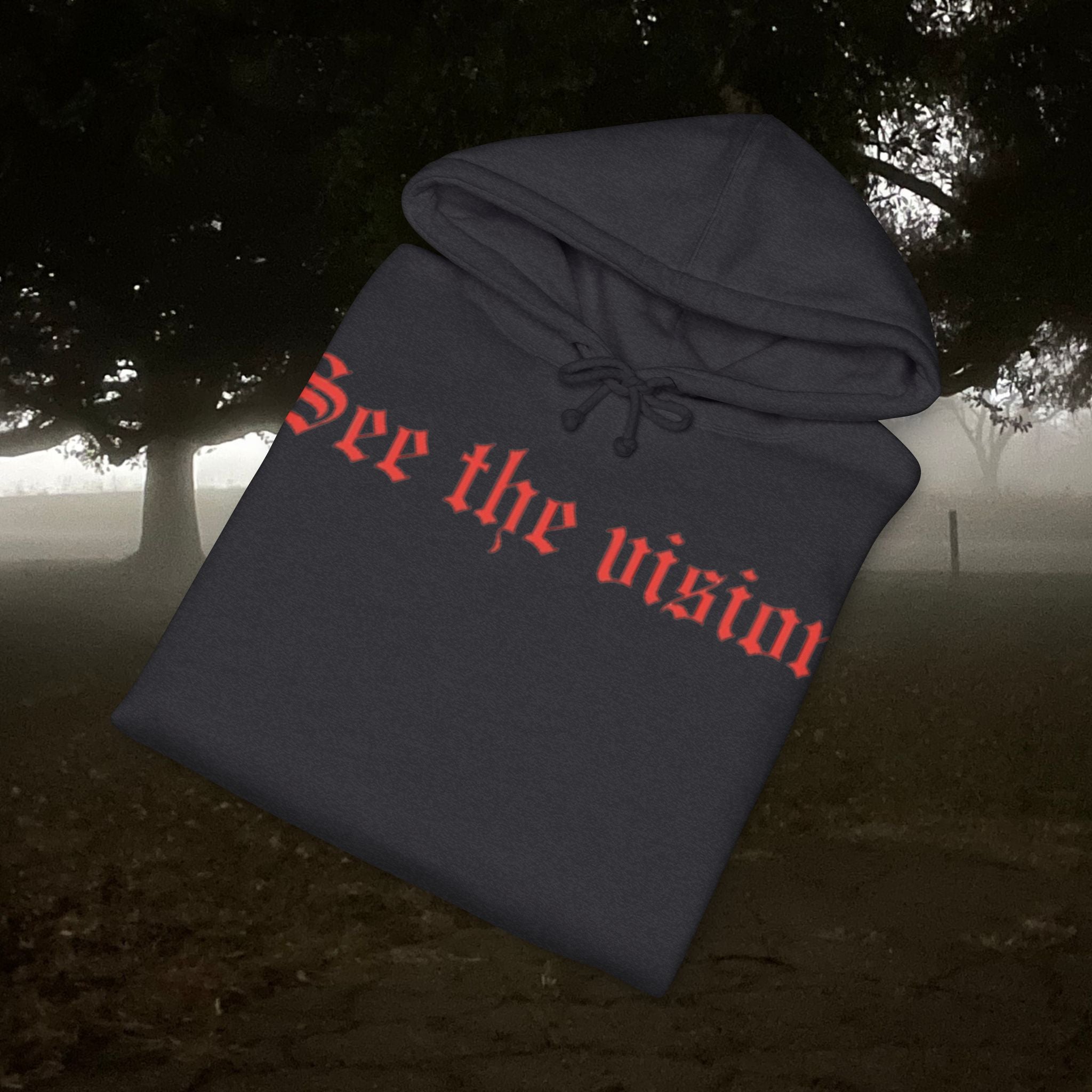 See The Vision Hoodie — Gothic Tarot Graphic Pullover