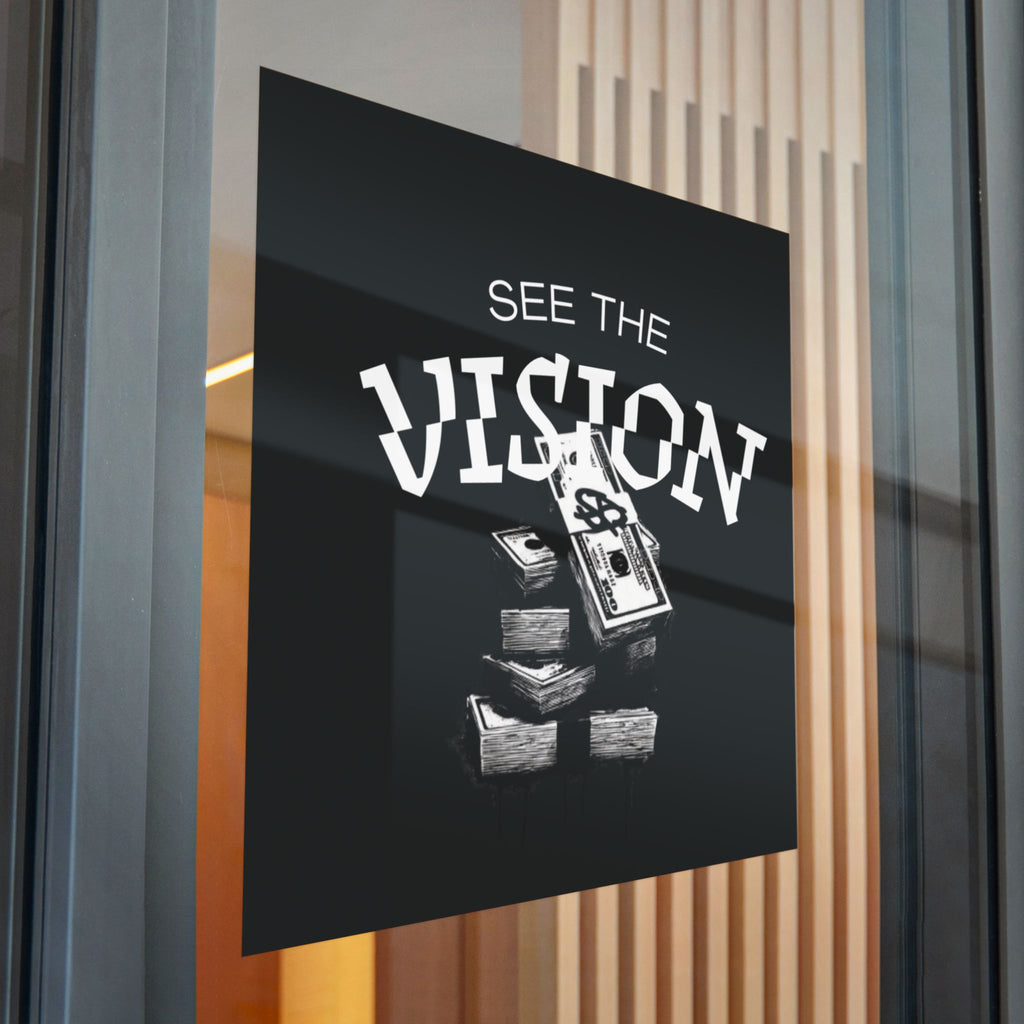SEE THE VISION (Die-Cut Stickers, (DTF)