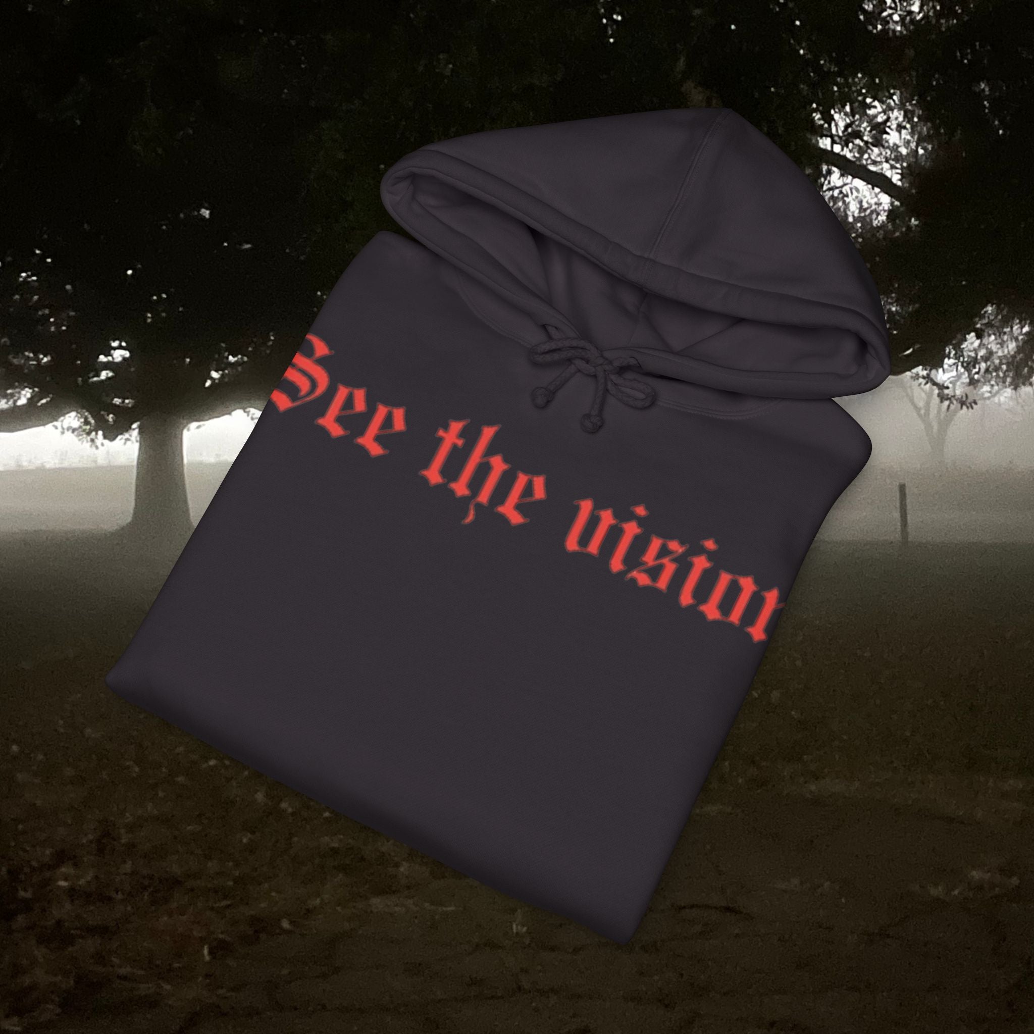 See The Vision Hoodie — Gothic Tarot Graphic Pullover