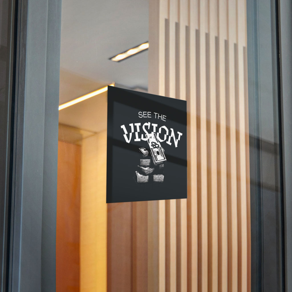 SEE THE VISION (Die-Cut Stickers, (DTF)