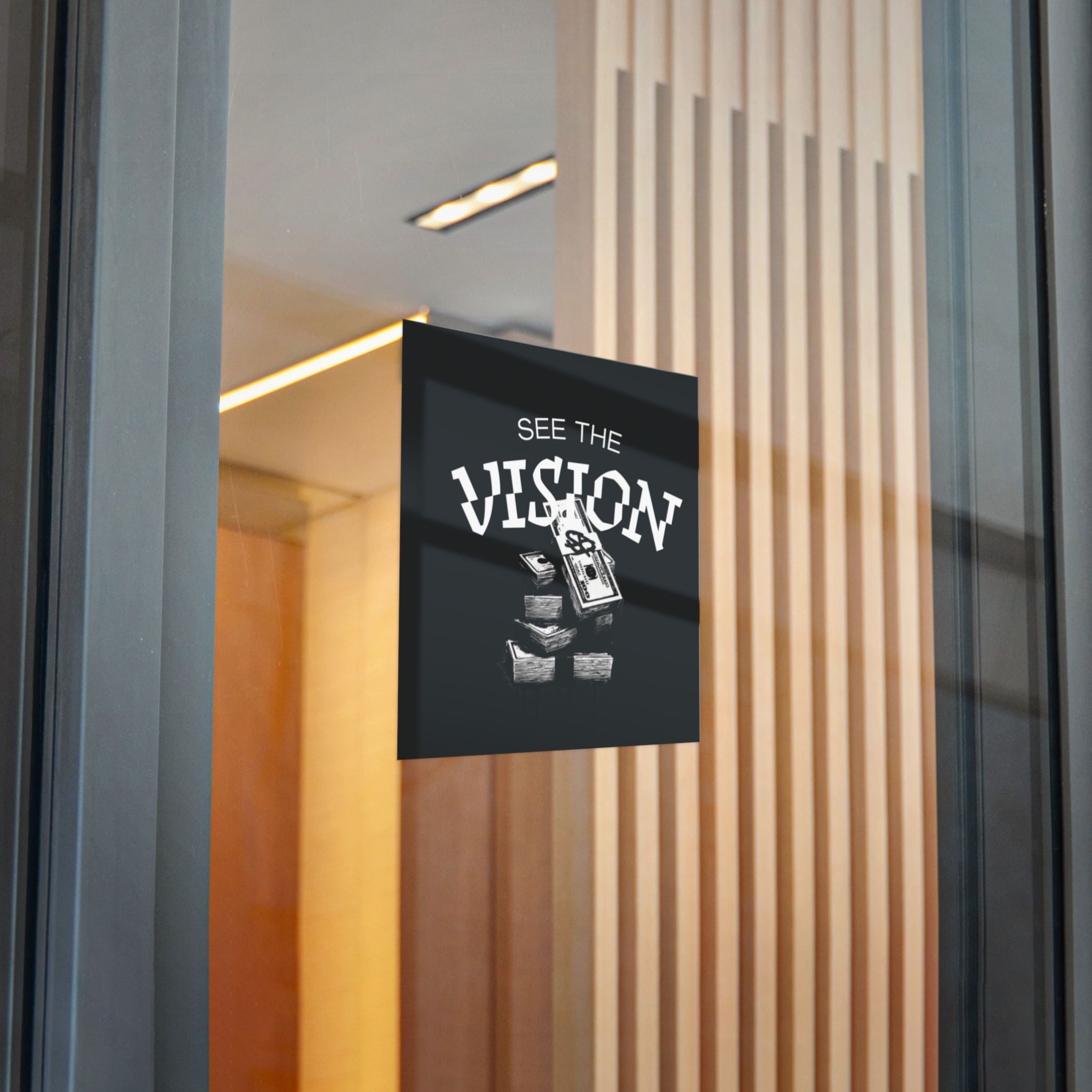SEE THE VISION (Die-Cut Stickers, (DTF)