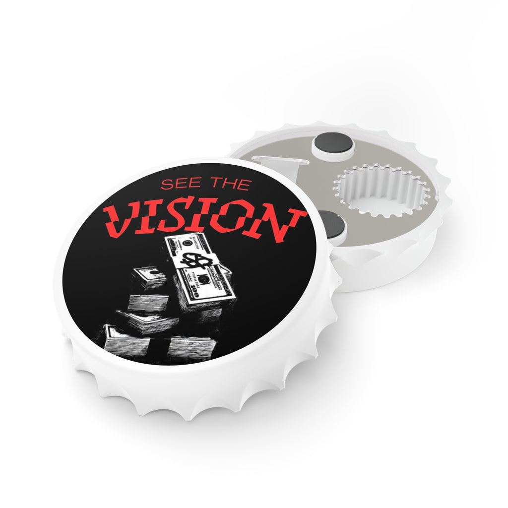 See The Vision Bottle Opener — Money Stack Bar Keychain
