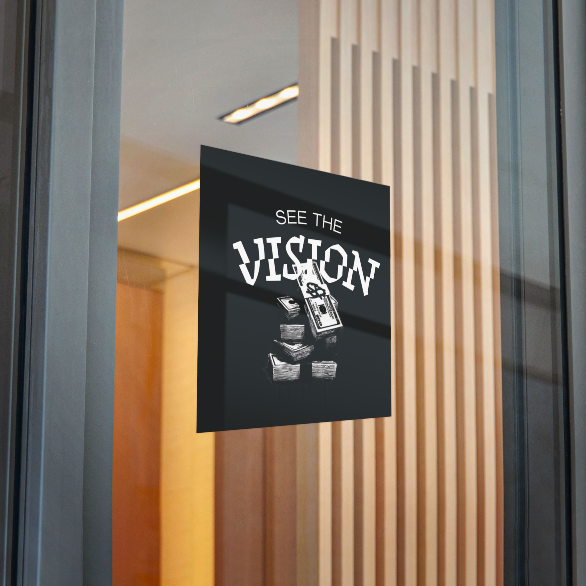 SEE THE VISION (Die-Cut Stickers, (DTF)