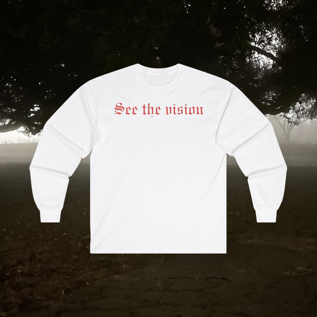 See the Vision Long Sleeve Tee — Gothic Cross Graphic
