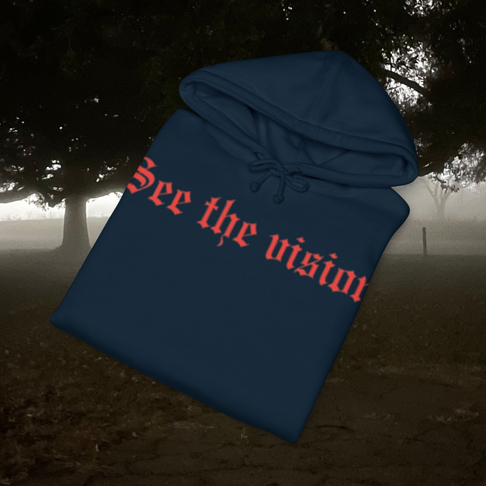 See The Vision Hoodie — Gothic Tarot Graphic Pullover