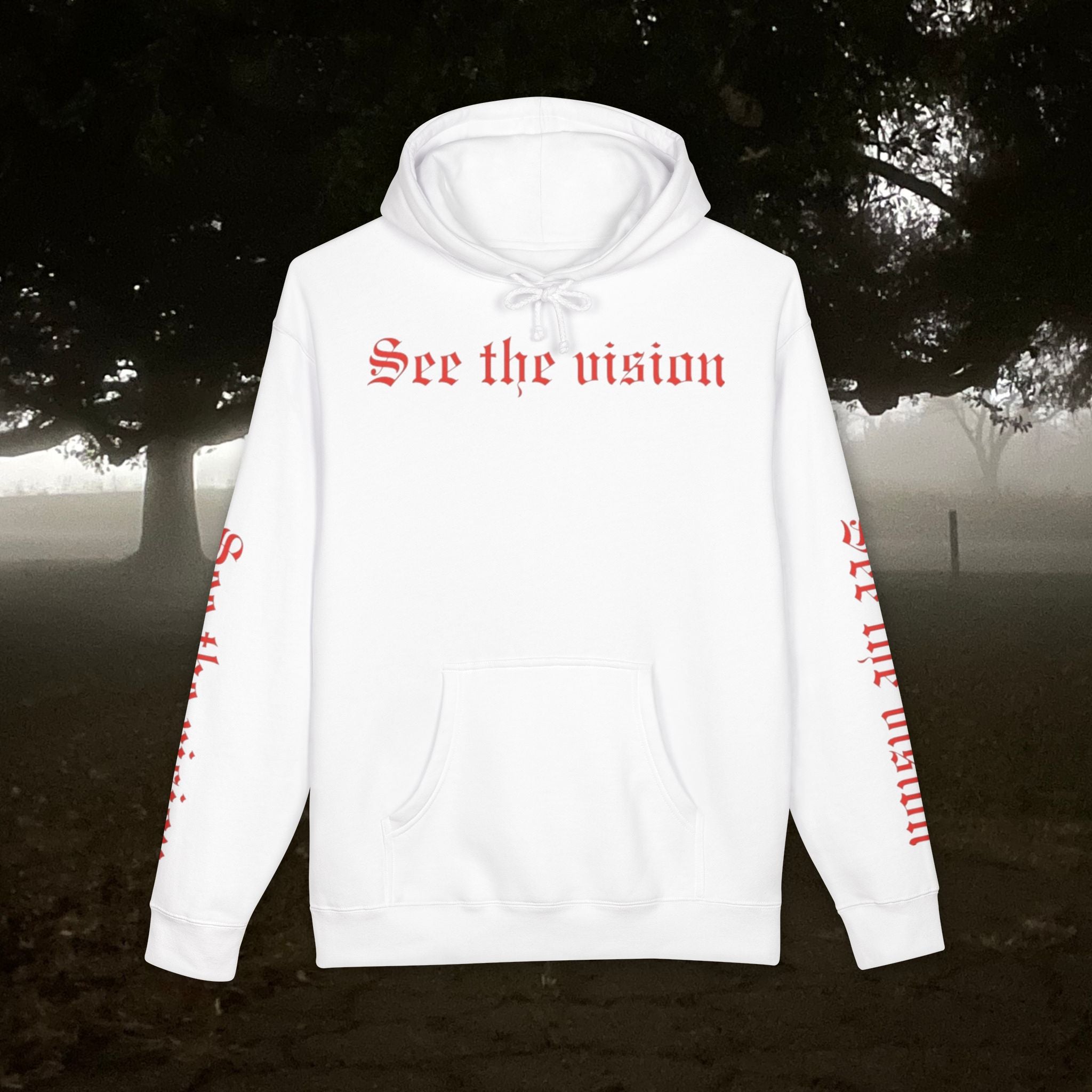 See The Vision Hoodie — Gothic Tarot Graphic Pullover